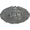 Ekena Millwork Southampton Ceiling Medallion, Hand-Painted Silver, 16 1/2"OD x 2 3/8"P CM16SOSLS - alternate 3
